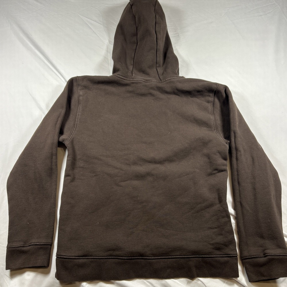 Carhartt Hoodie Boys XL Brown Y2K Bug Logo Camo Skate Back To School Vibes 🔥 - Picture 6 of 8